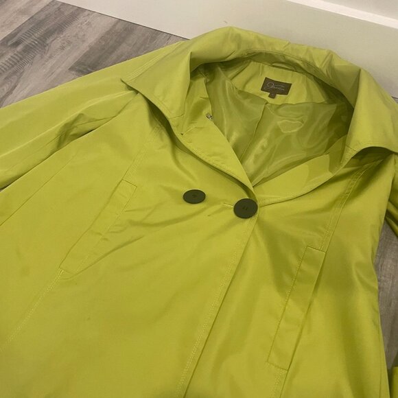 Jacket - Jessica Womens Green Spring Lightweight PeaCoat (Size 8) - Picture 2 of 6